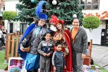 Desangelada clausura de la campaña de recogida juguetes en Telde (Foto Antonio Alí y TA)